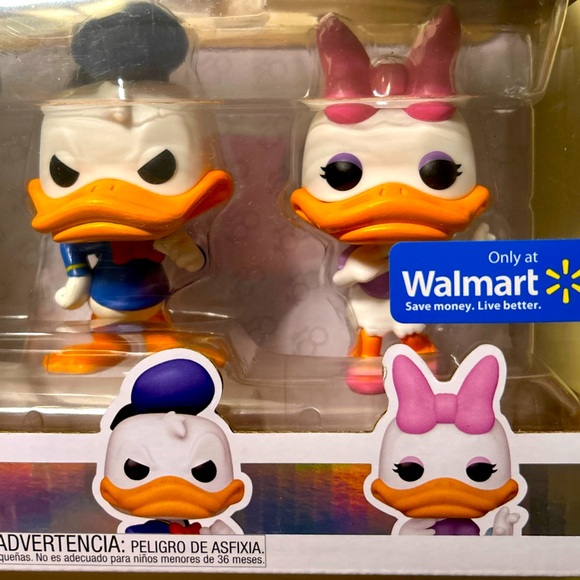 FUNKO POP Disney 100 4 pack Mickey, Minnie, Donald & Daisy - Picture 2 of 4